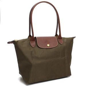Lonchamp Le Pliage Large Tote in khaki green